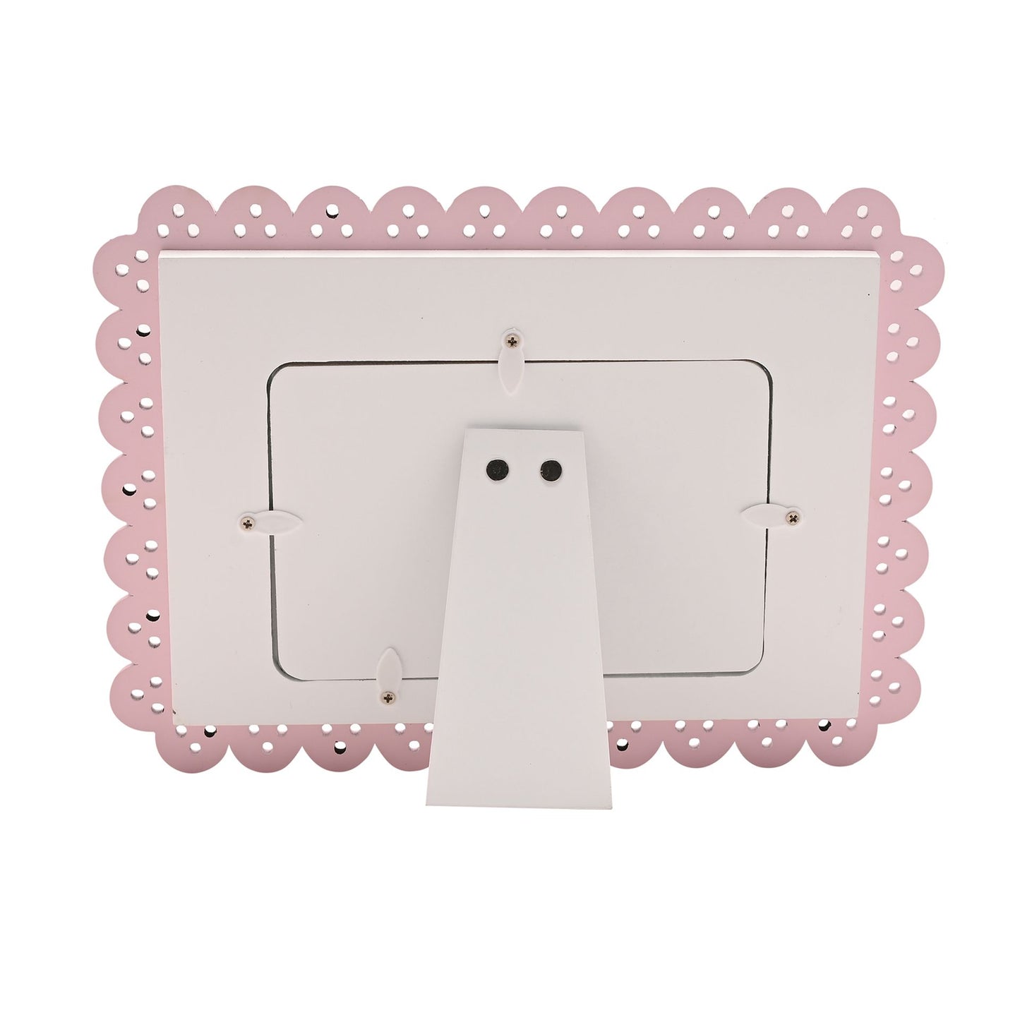 Petit Cheri Scallop Frame 6" x 4" Pink - Its A Girl