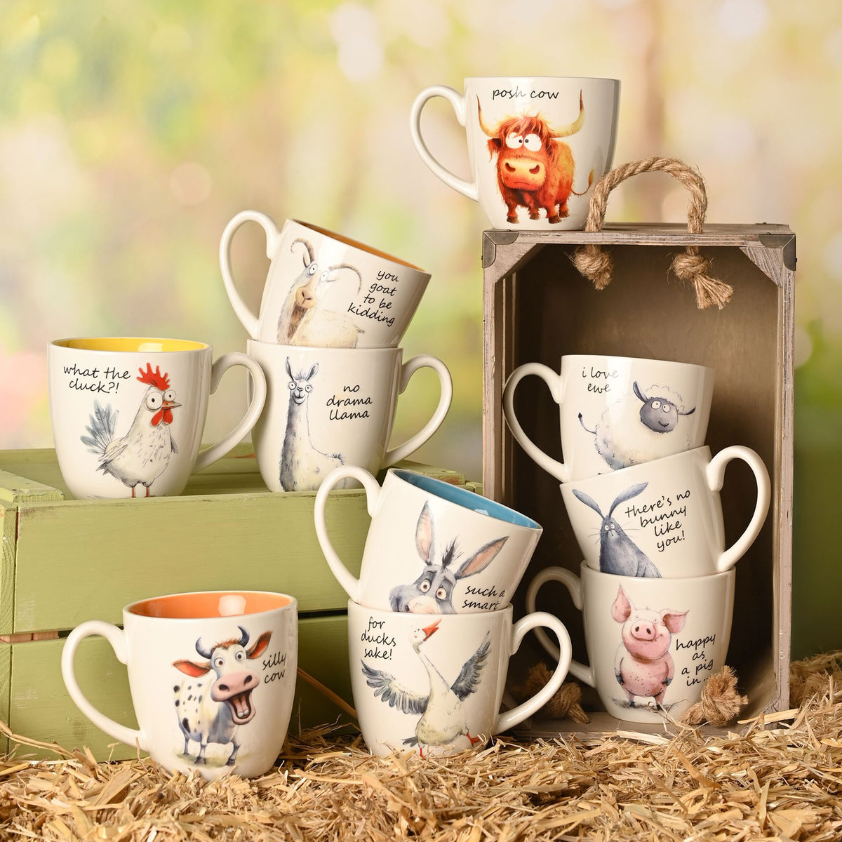 The Funny Farm Mug - "There's no bunny like you"