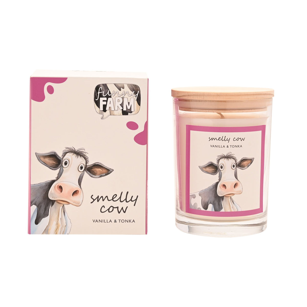 The Funny Farm Candle 250g - "Smelly Cow"