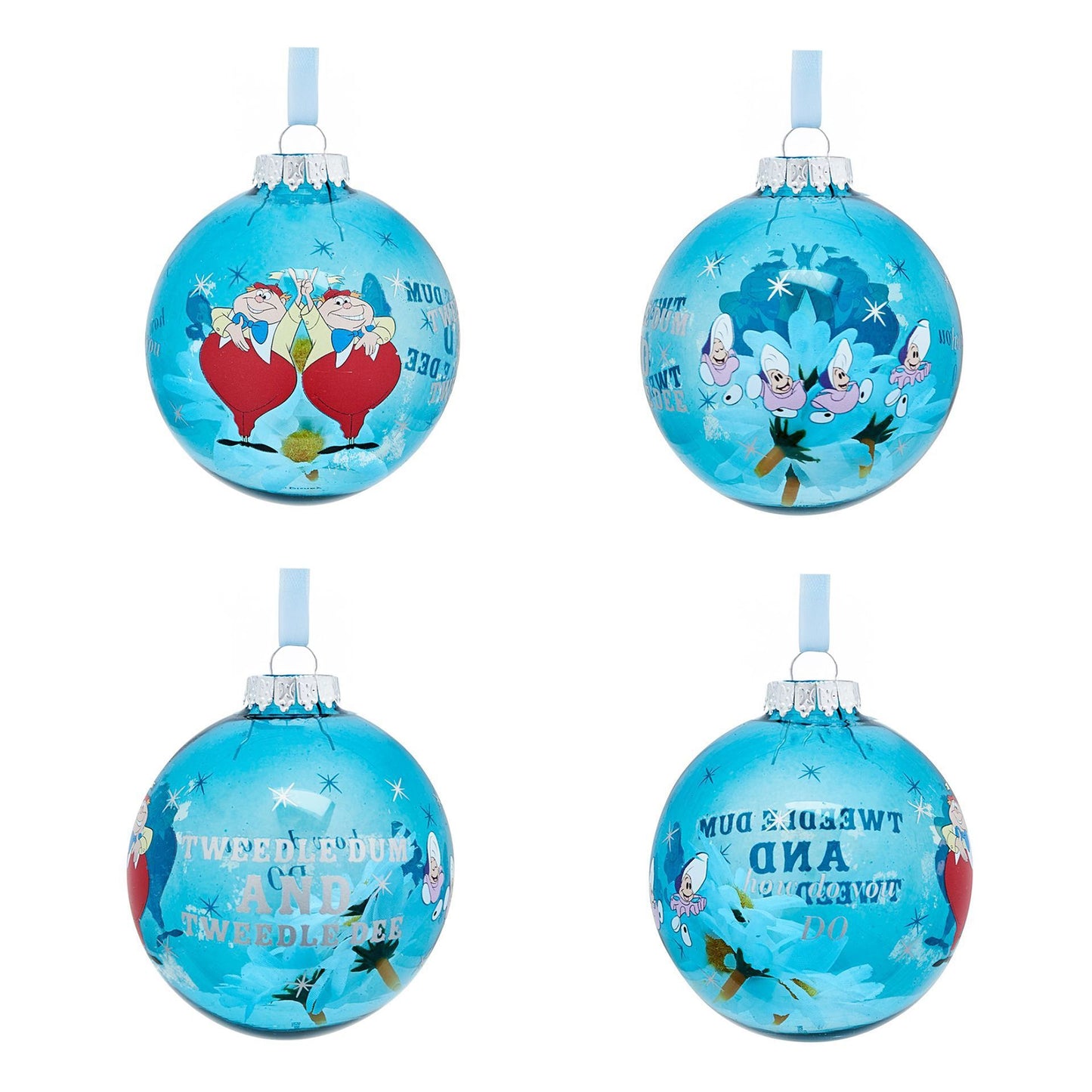 Disney Set of 7 Baubles - Alice In Wonderland