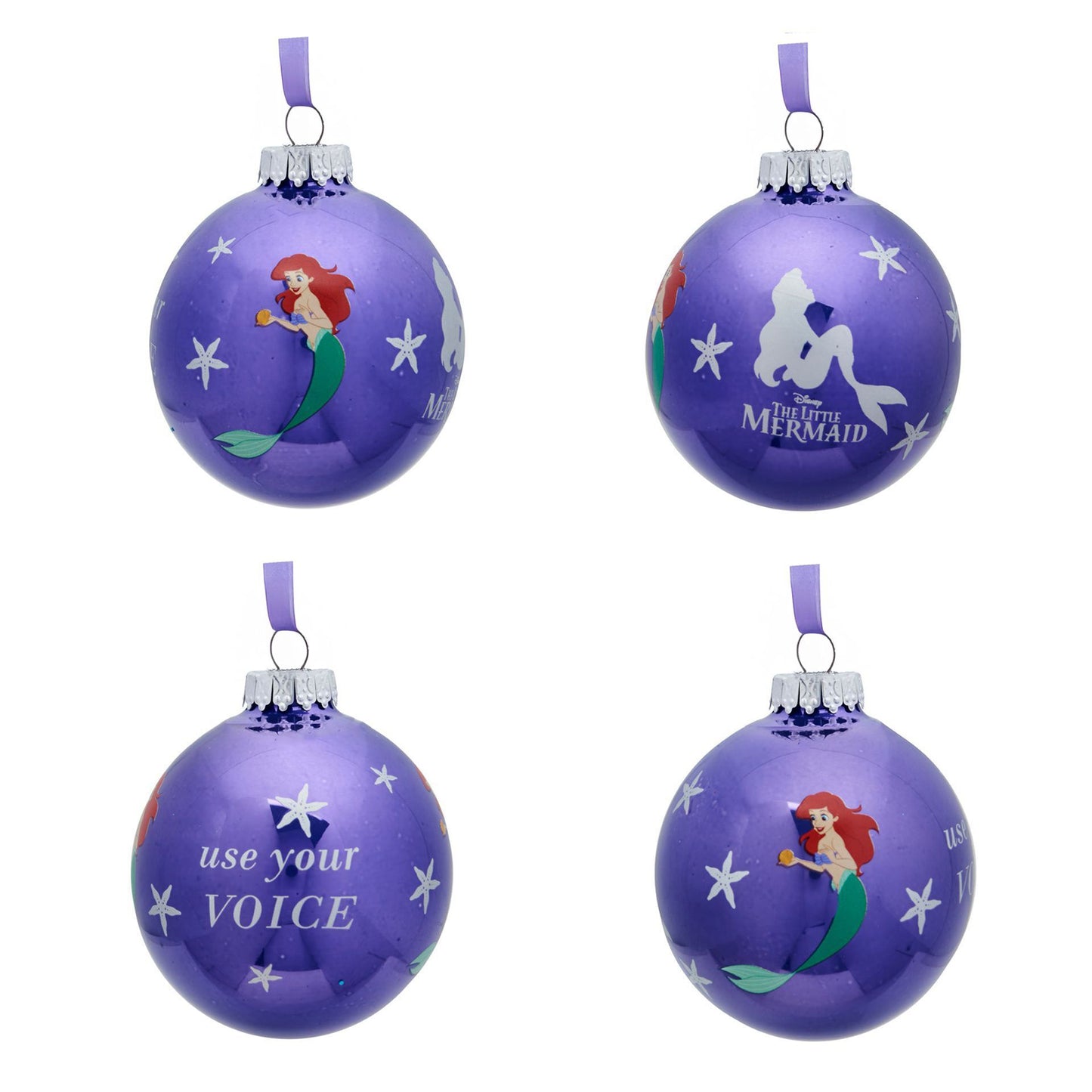 Disney Set of 7 Baubles - The Little Mermaid