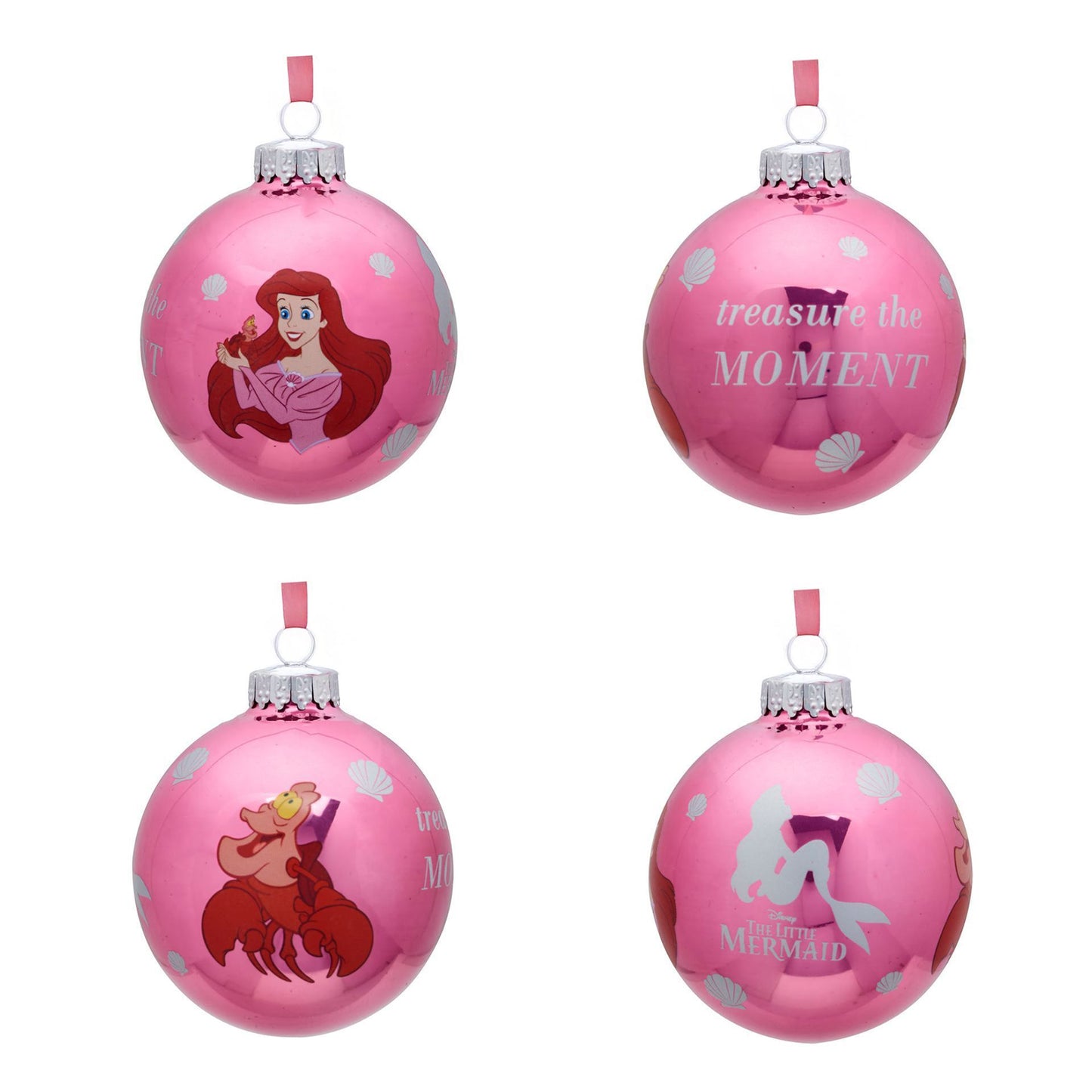 Disney Set of 7 Baubles - The Little Mermaid