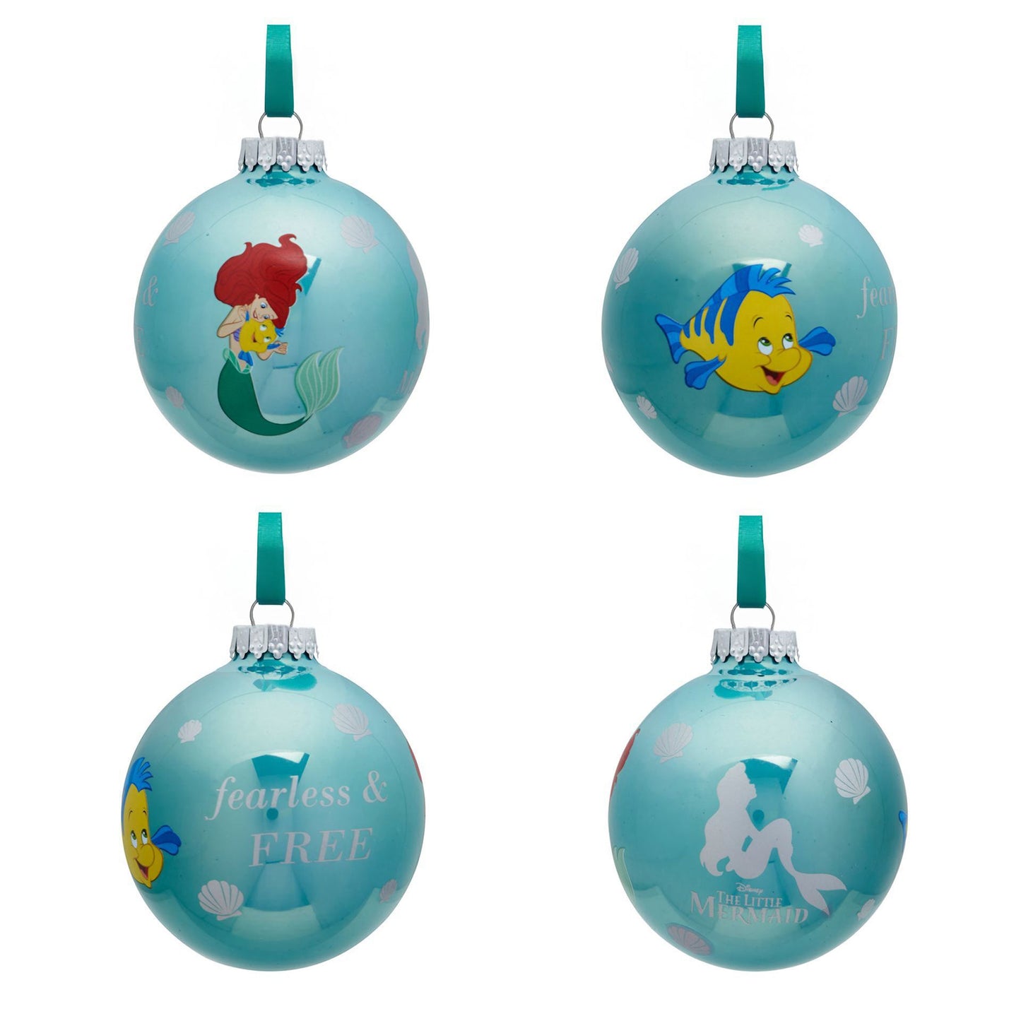 Disney Set of 7 Baubles - The Little Mermaid