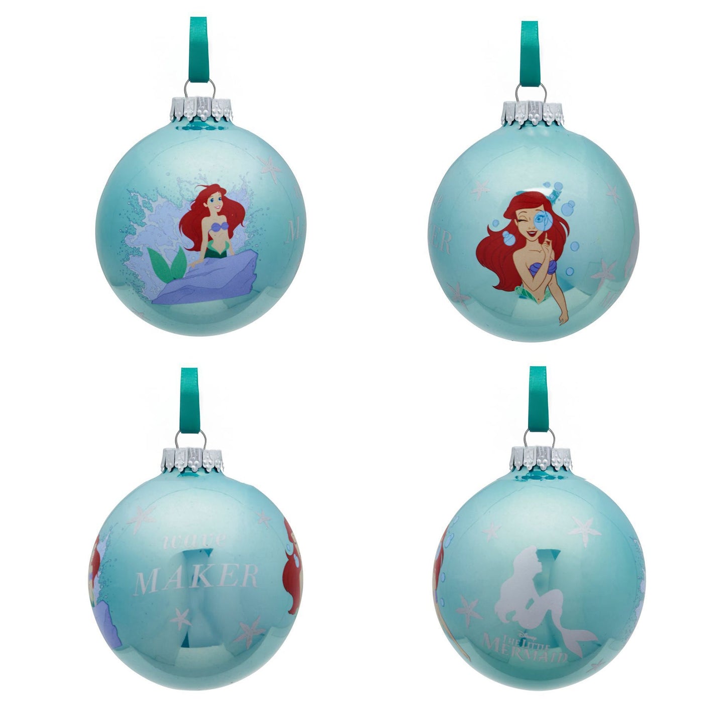 Disney Set of 7 Baubles - The Little Mermaid