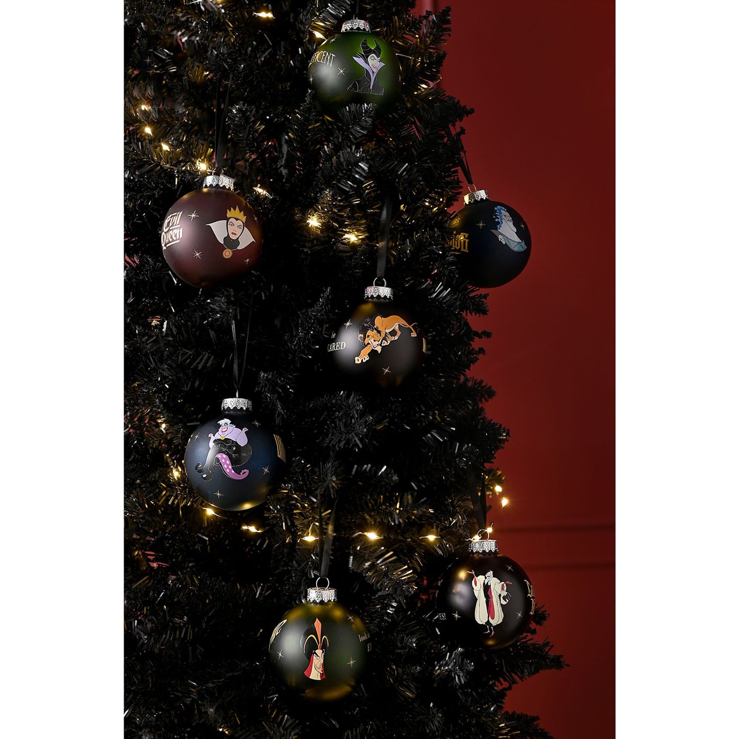 Disney Set of 7 Baubles - Villains