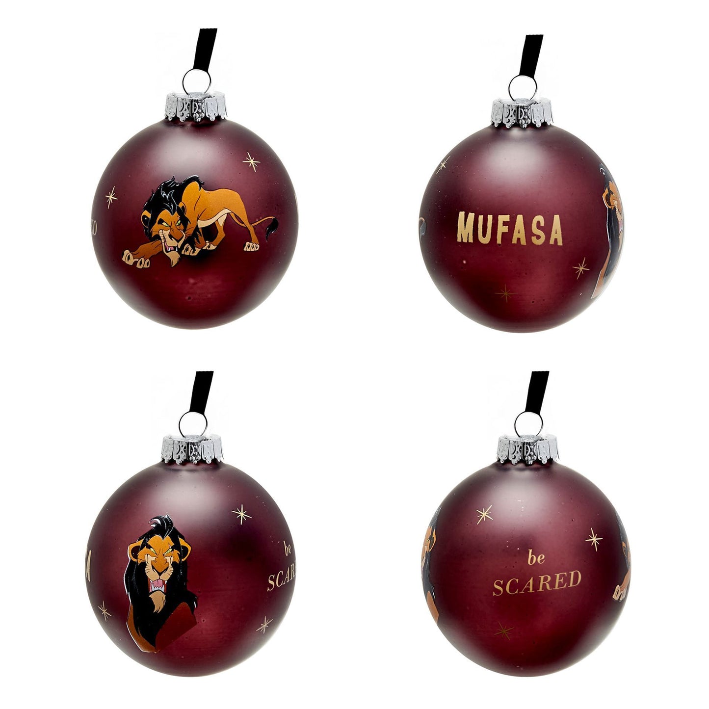 Disney Set of 7 Baubles - Villains
