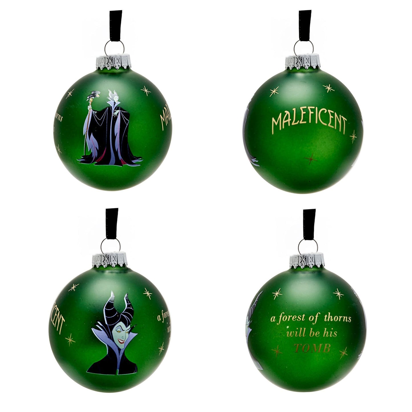Disney Set of 7 Baubles - Villains