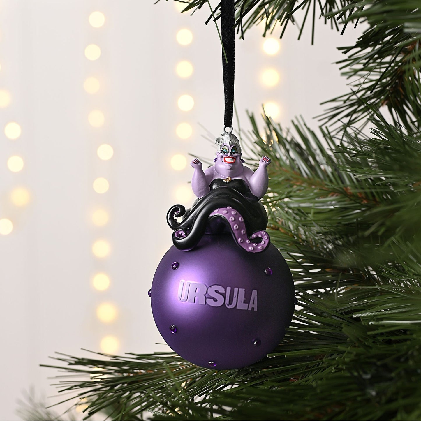 Disney Ursula On A Glass Bauble