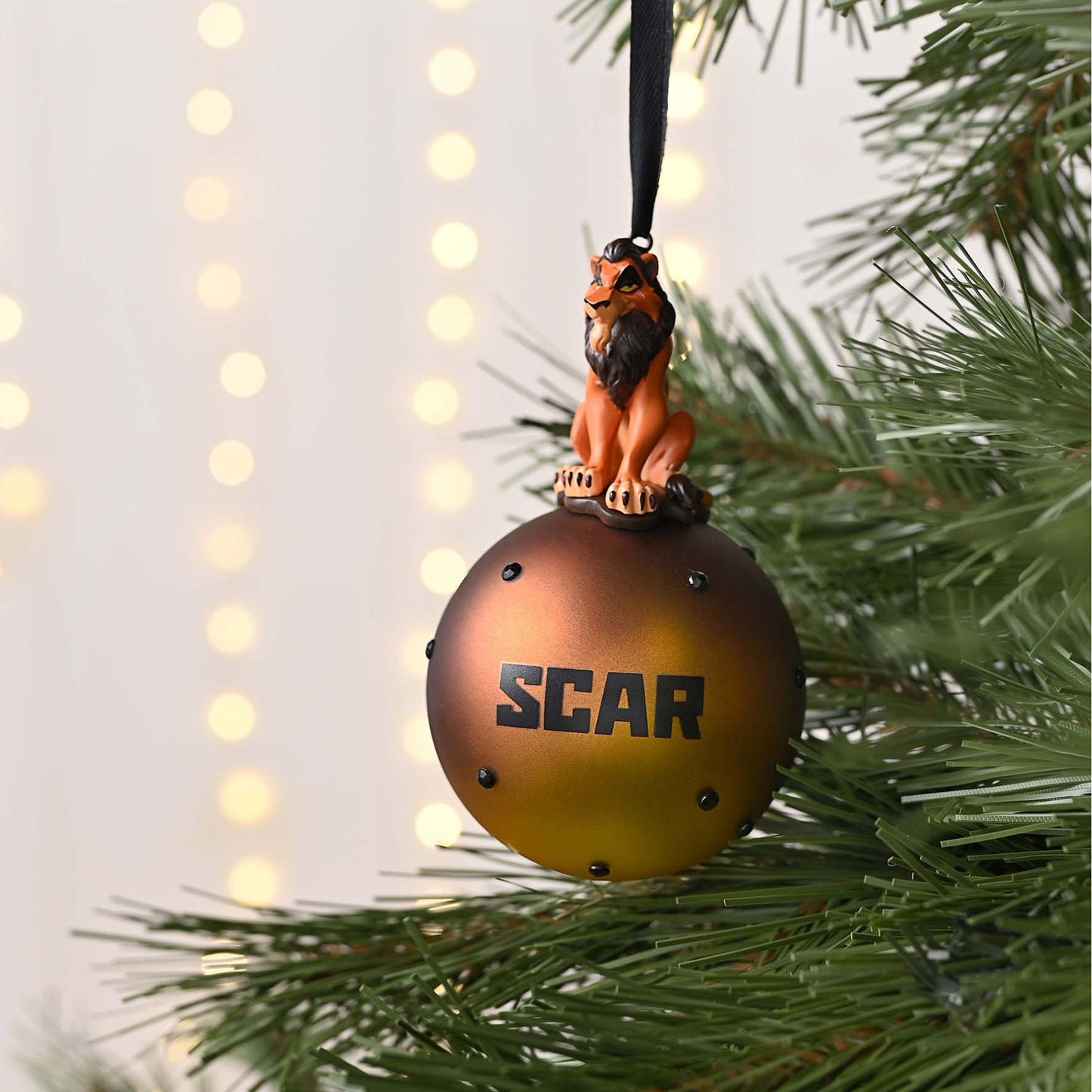 Disney Scar On A Glass Bauble