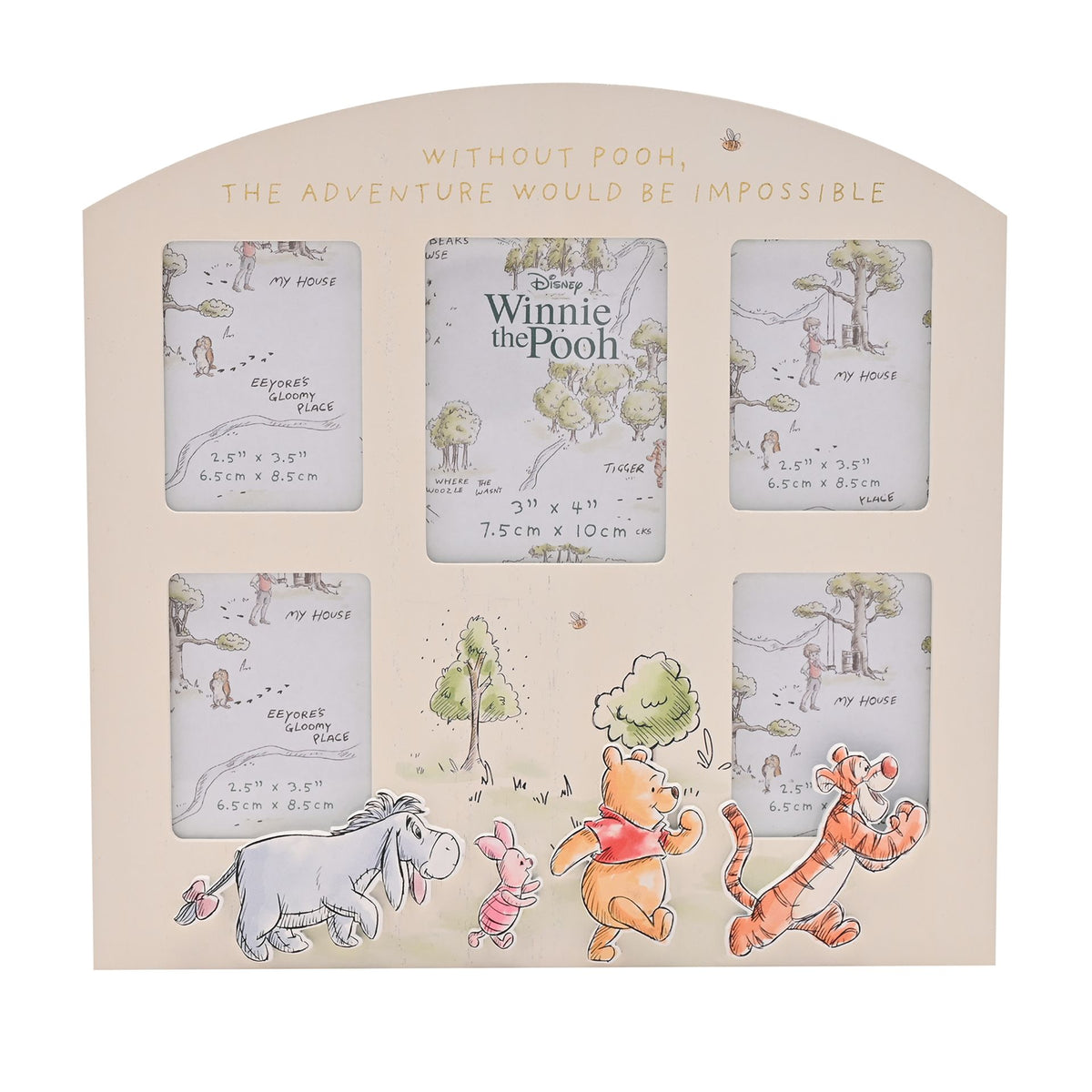 Disney Winnie The Pooh Multi Aperture Photo Frame