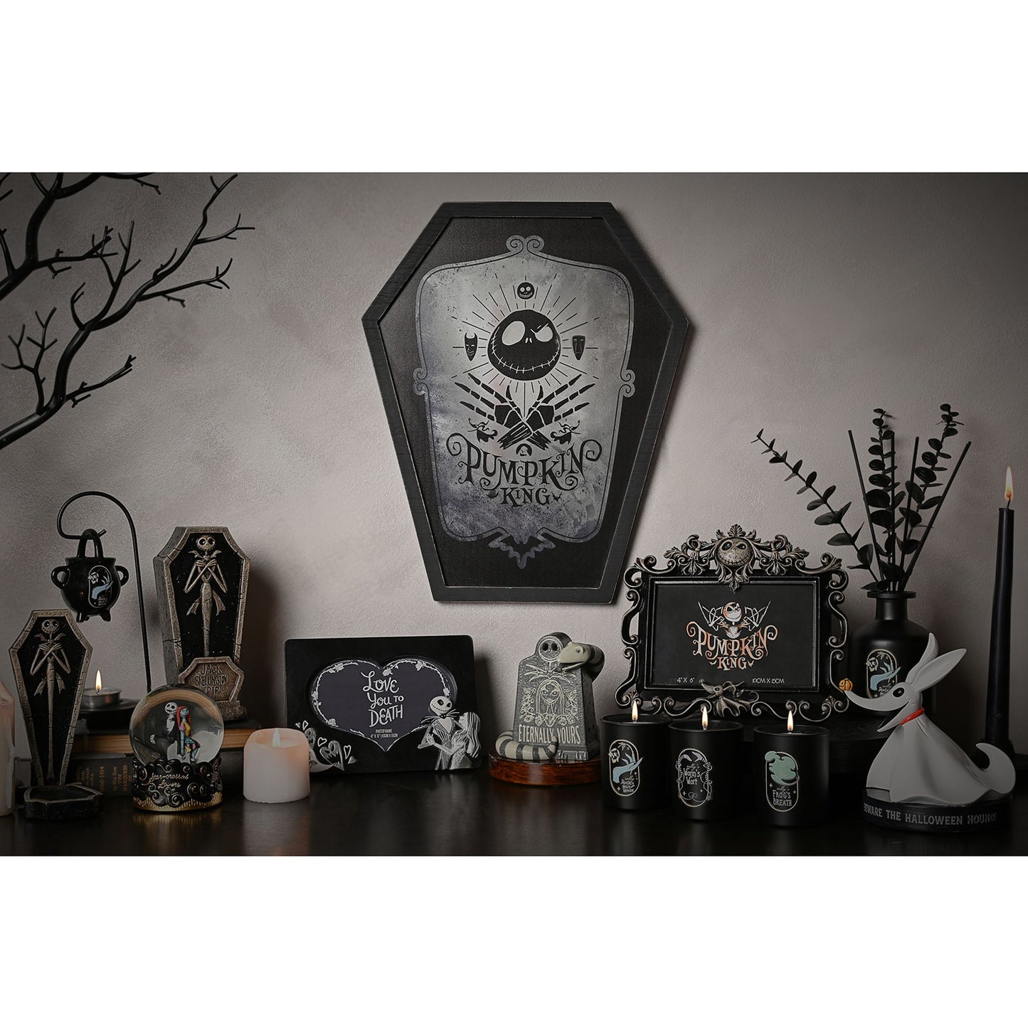 Disney Nightmare Before Christmas Set Of 3 Candles