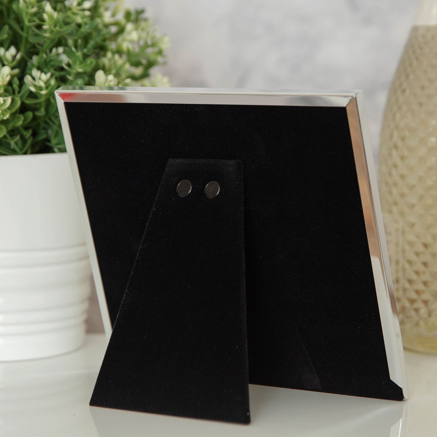 Milestones Aluminium Photo Frame with 3D Number 6" x 4" - 80