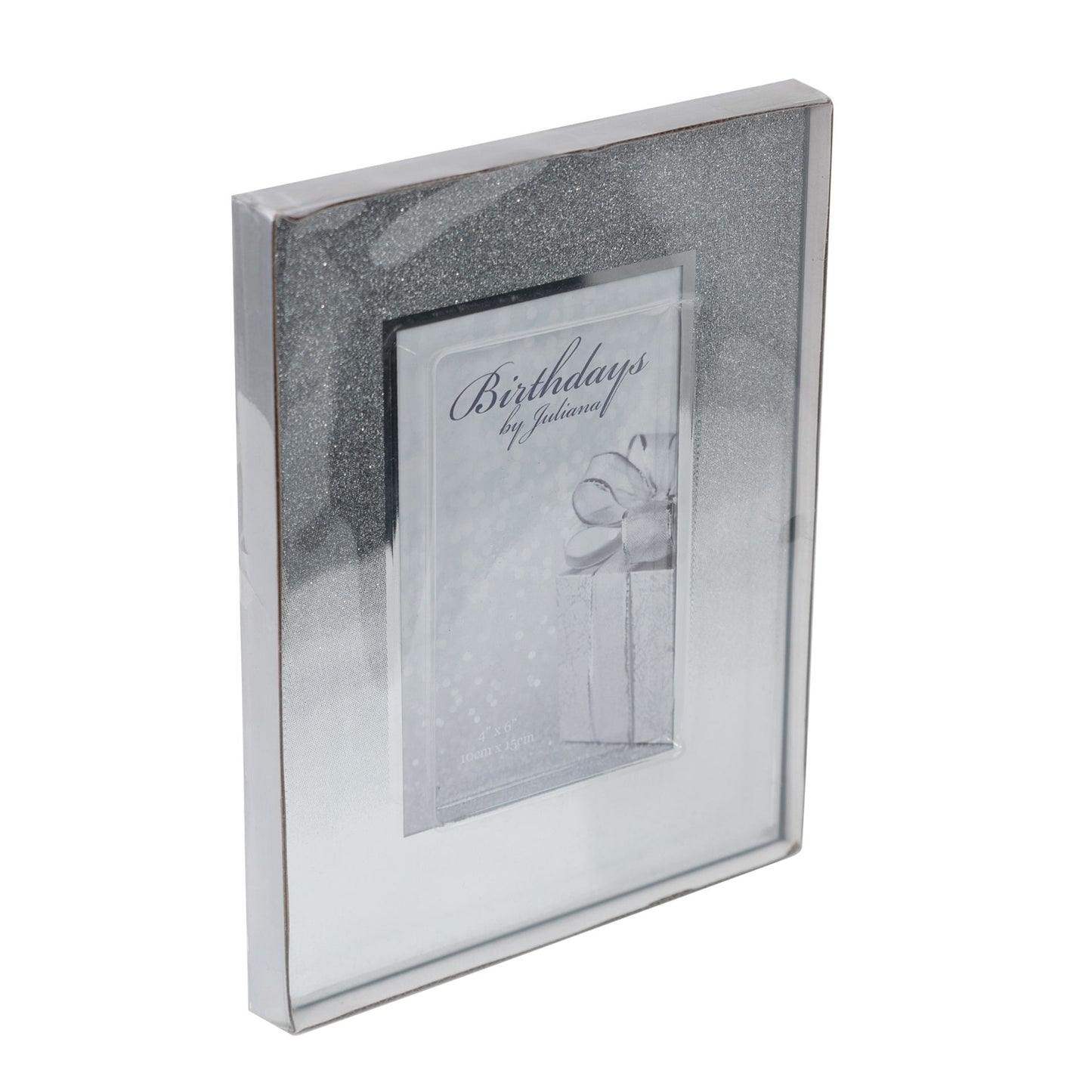 Milestones Glitter Mirror Frame 4 x 6  Engraveable