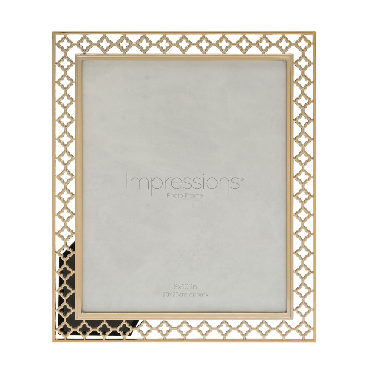 Lattice Cut Metal Photo Frame  - 8" x 10"