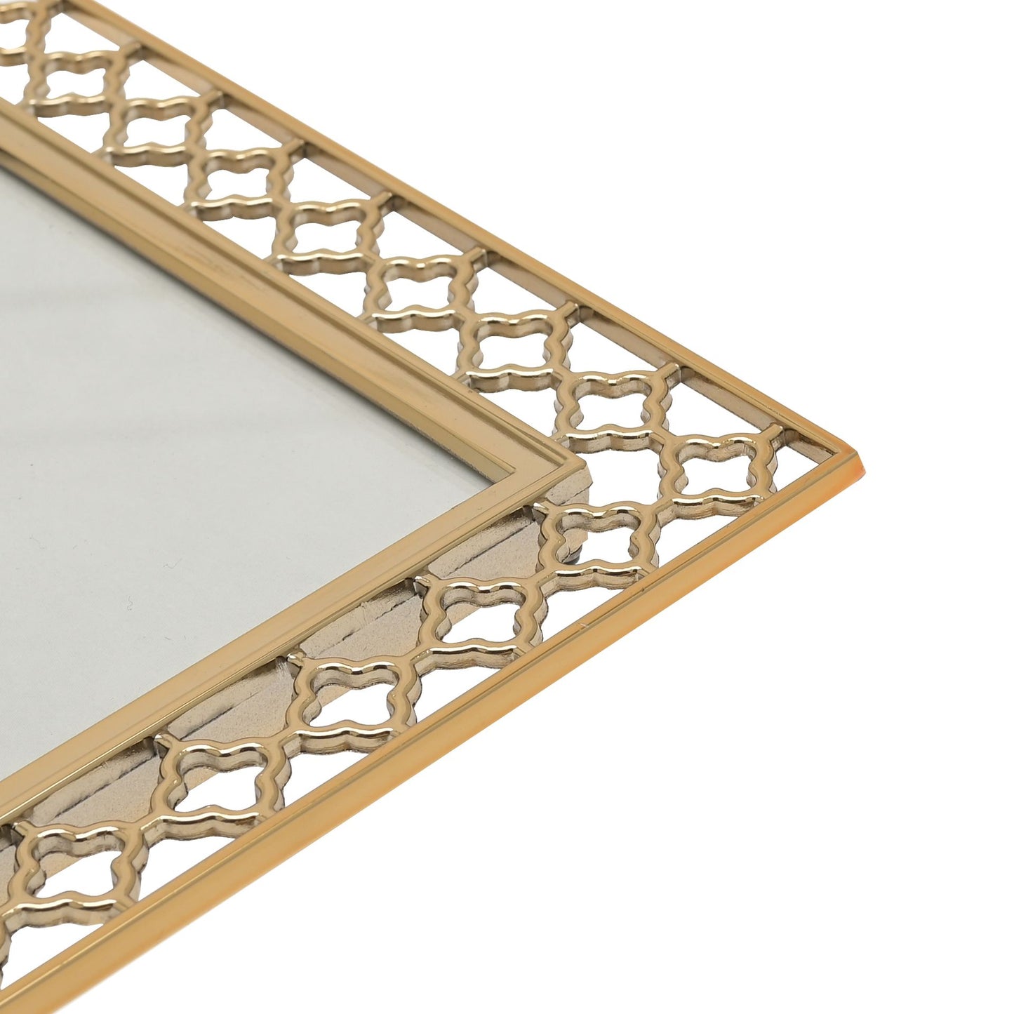 Lattice Cut Metal Photo Frame  - 8" x 10"