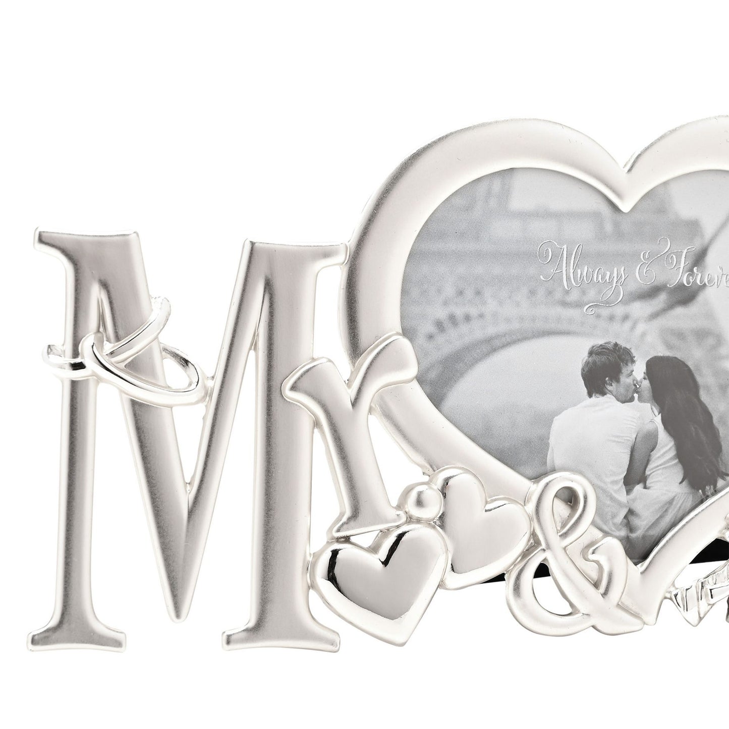 Silverplated Frame - "Mr & Mrs"