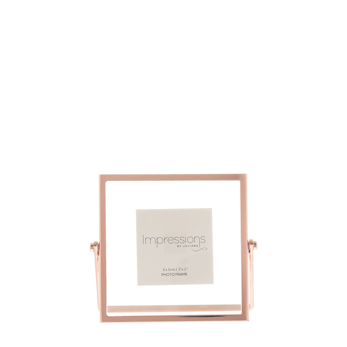 Impressions Copper Finish Photo Frame Narrow Edge 2" x 2"