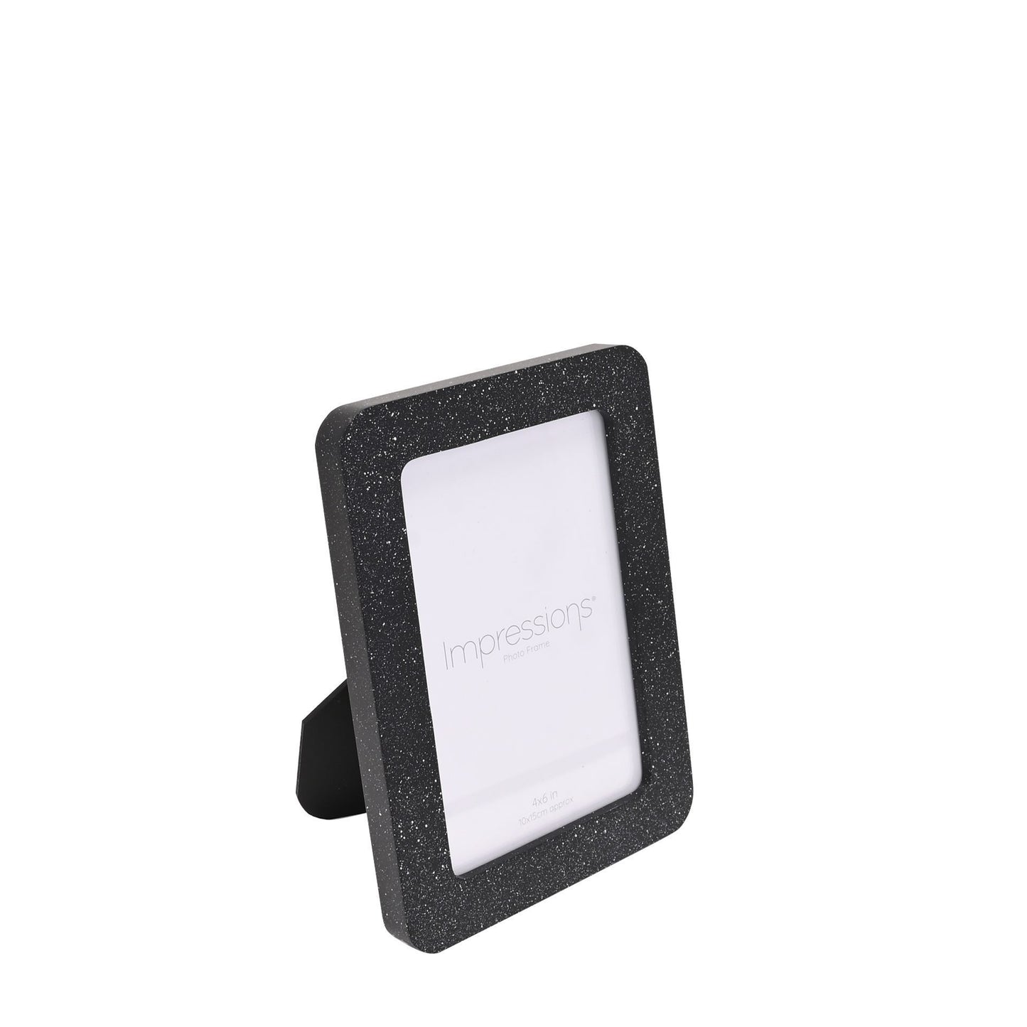 Impressions Wooden Photo Frame 4" x 6" - Black