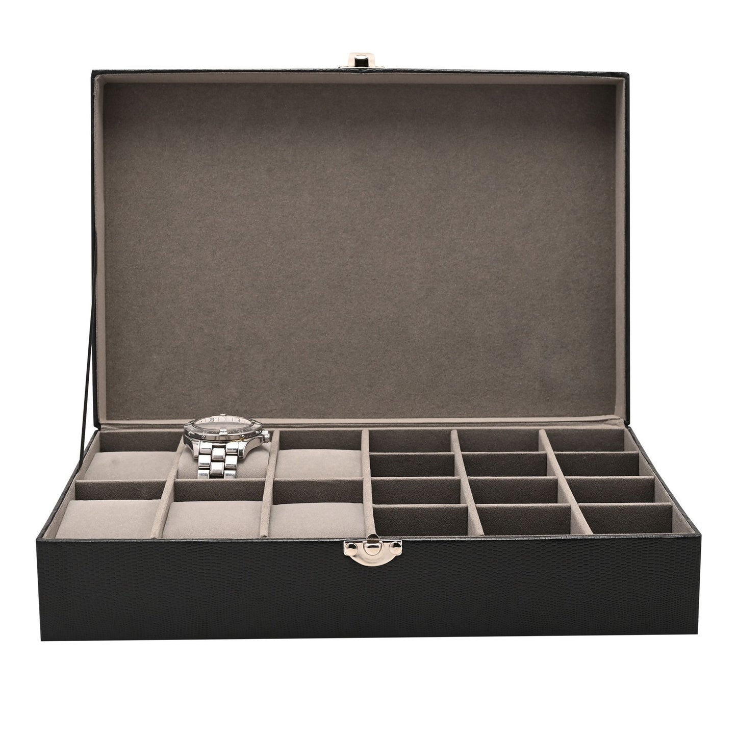 Harvey Makin Watch/Cufflink Box Holds 6 Watches/12 Cufflinks