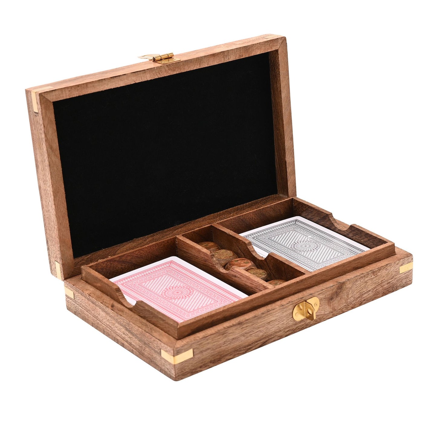 Harvey Makin Wooden Games Set  - Cards with Dice