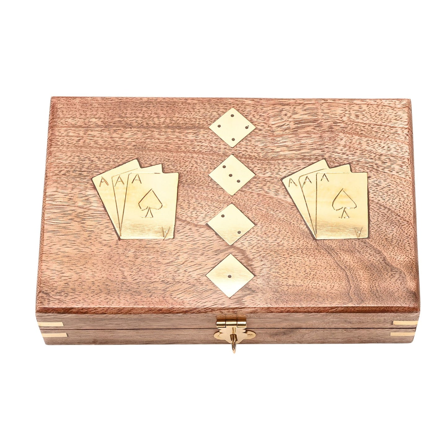 Harvey Makin Wooden Games Set  - Cards with Dice
