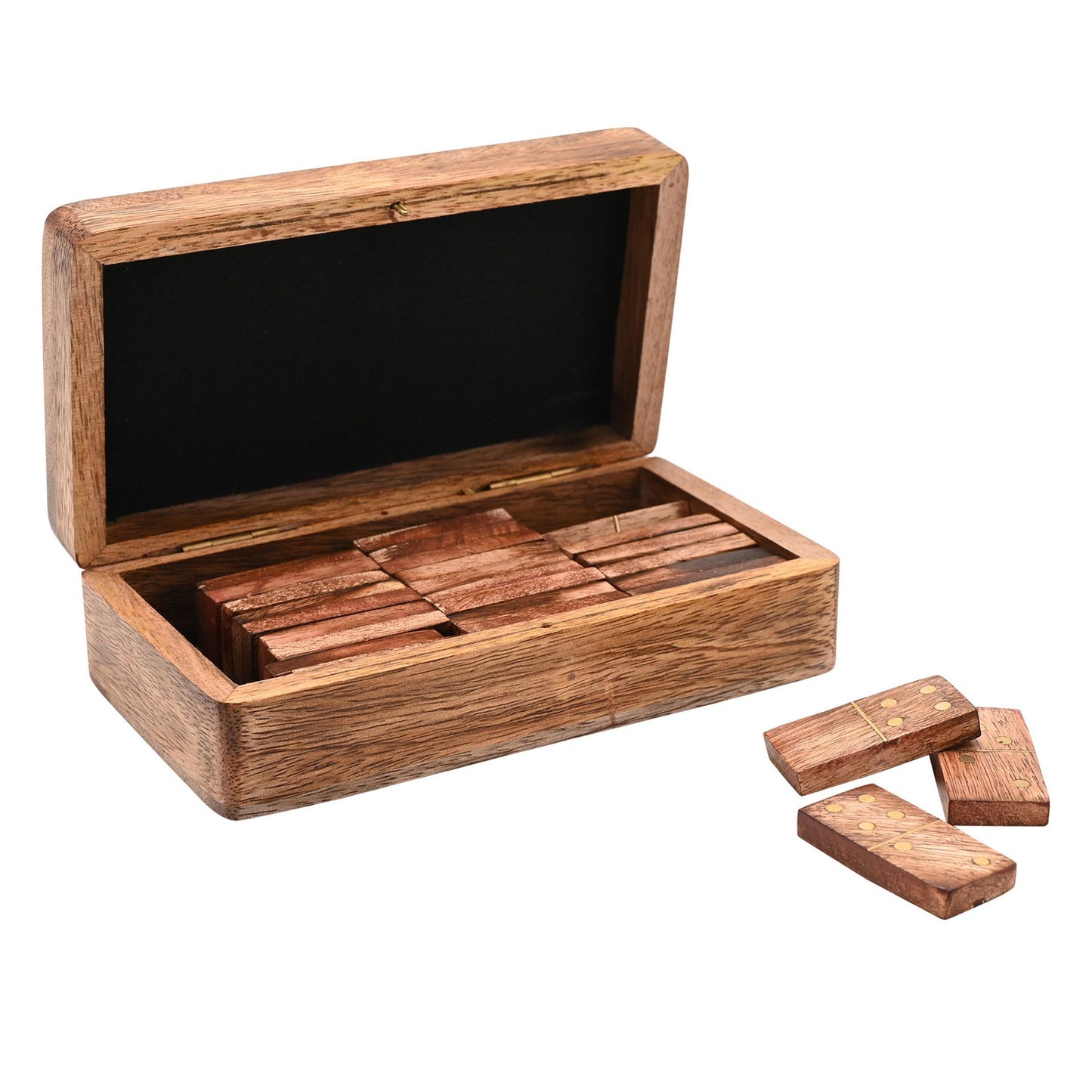 Harvey Makin Dominoes In Wooden Box
