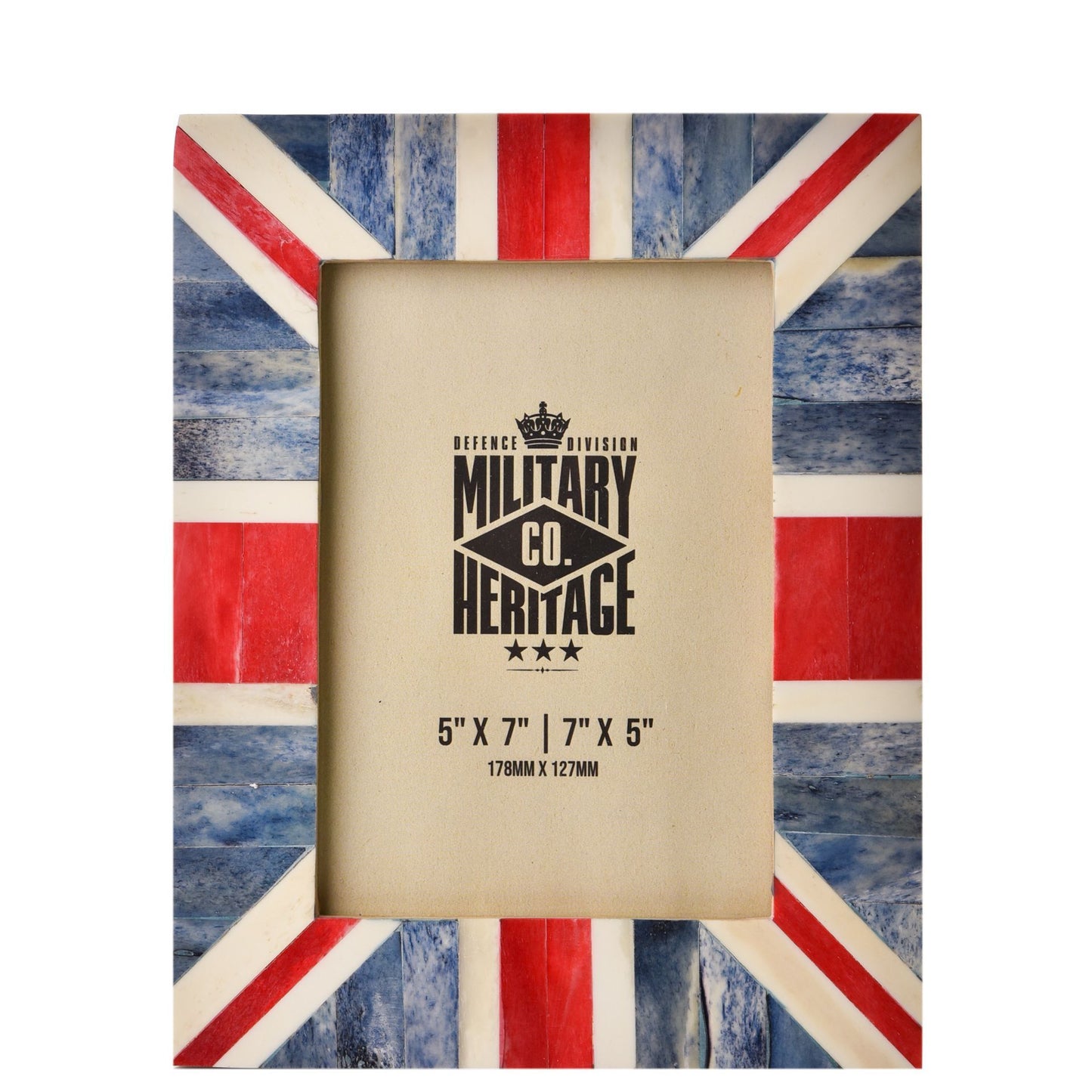 Military Heritage Union Jack Photo Frame 5" x 7"