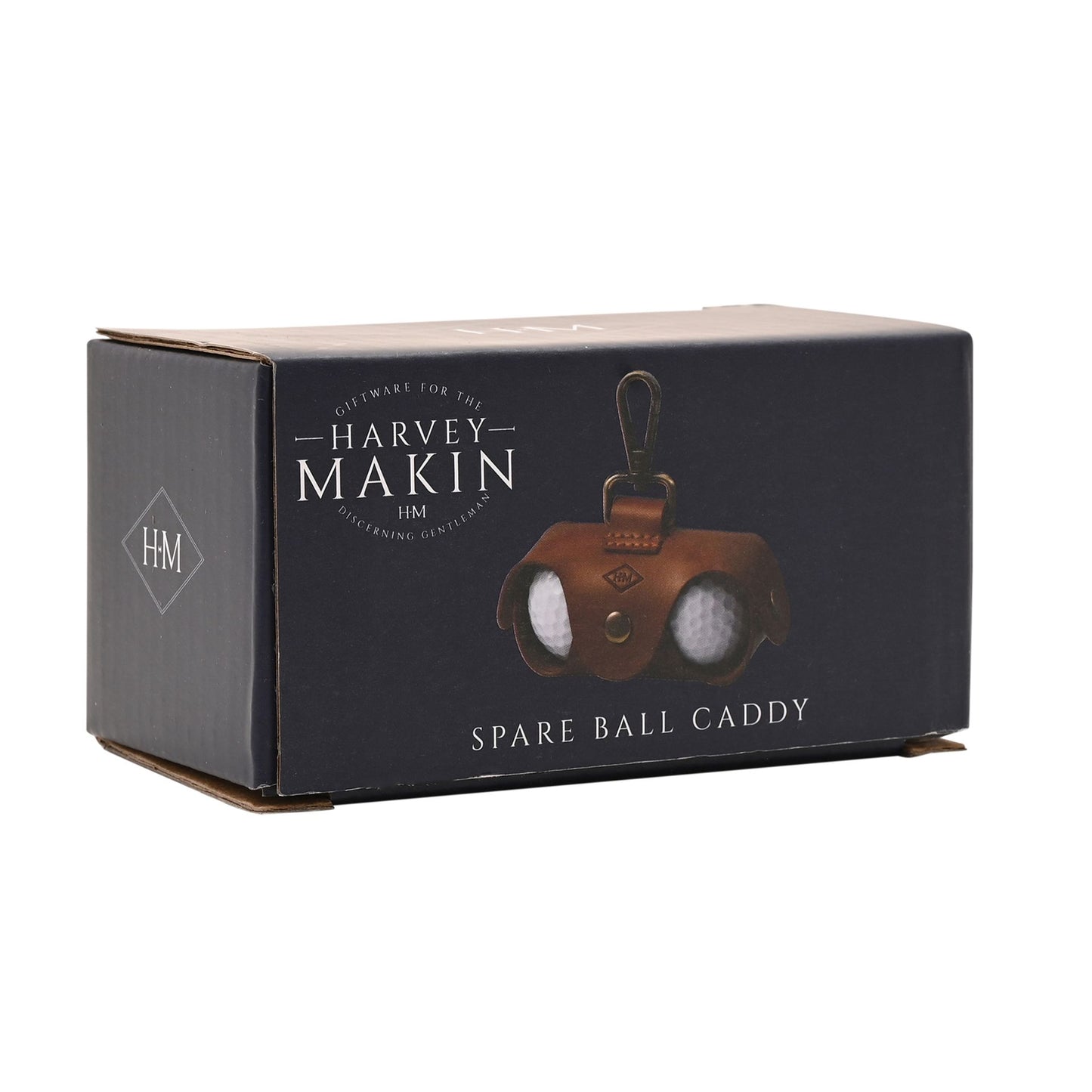 Harvey Makin Golfers Spare Balls Caddy - Tan