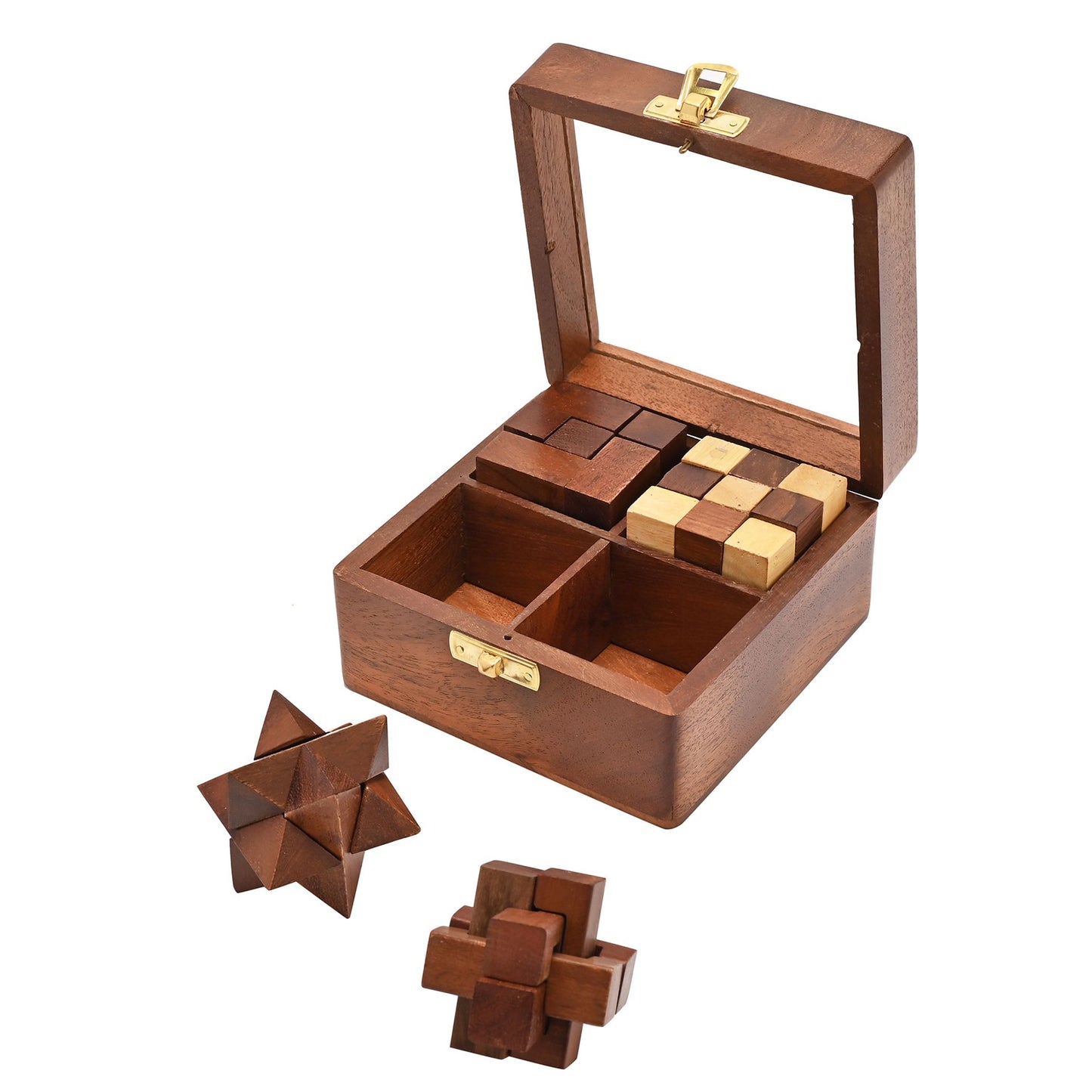 Harvey Makin Wooden 4 Puzzle Set