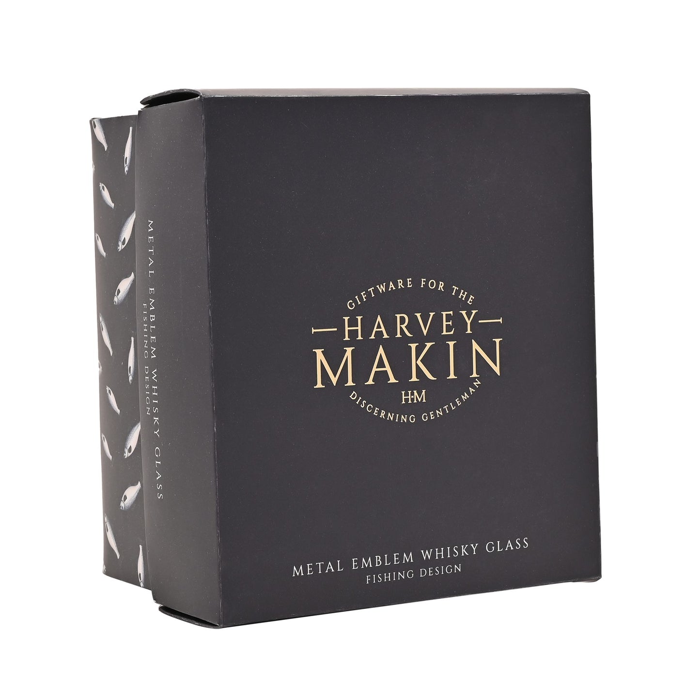 Harvey Makin Whisky Glass - Fishing