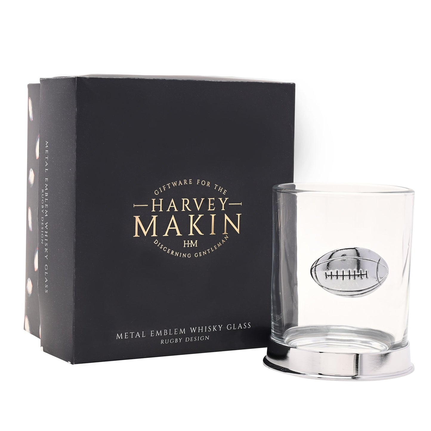 Harvey Makin Whisky Glass - Rugby