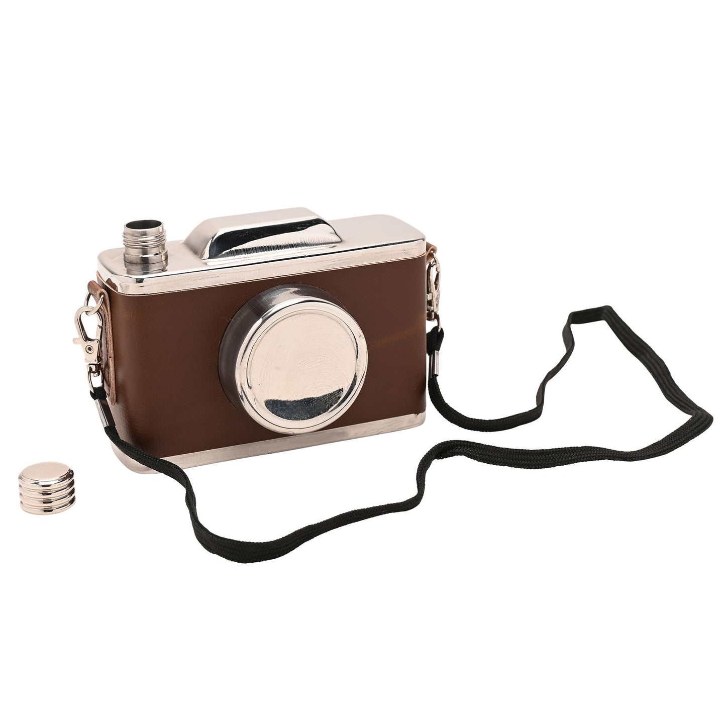 Harvey Makin Classic Hip Flask 11oz - Camera