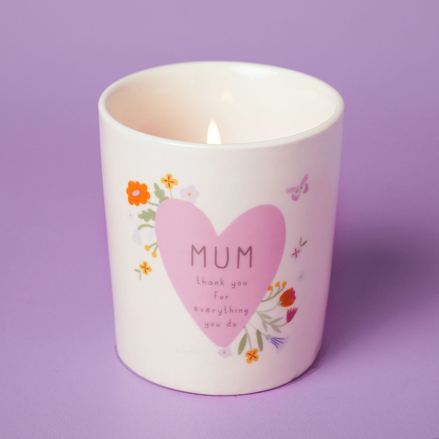Love Life Ceramic Candle 190g - Mum