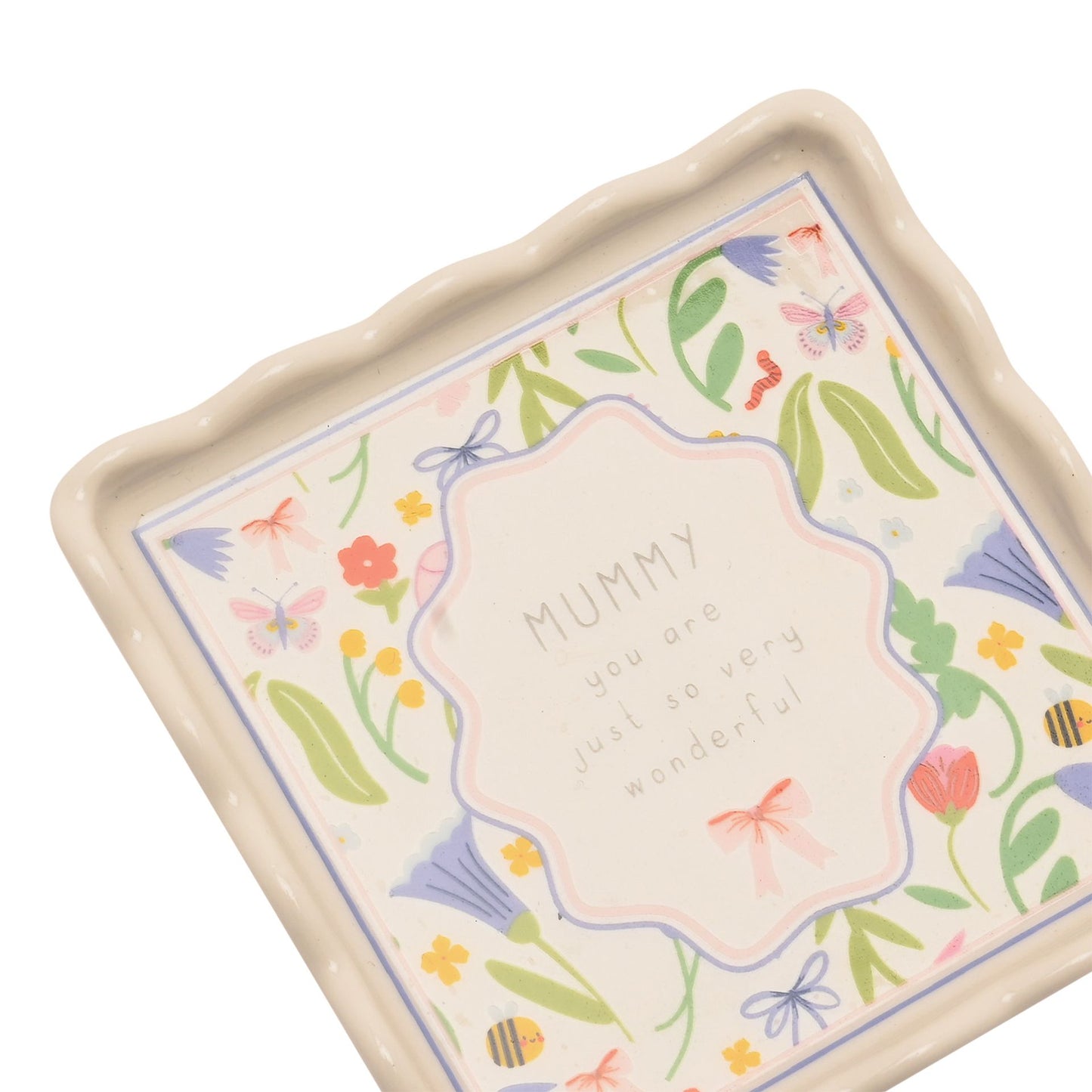 Love Life Scallop Trinket Tray - Mummy