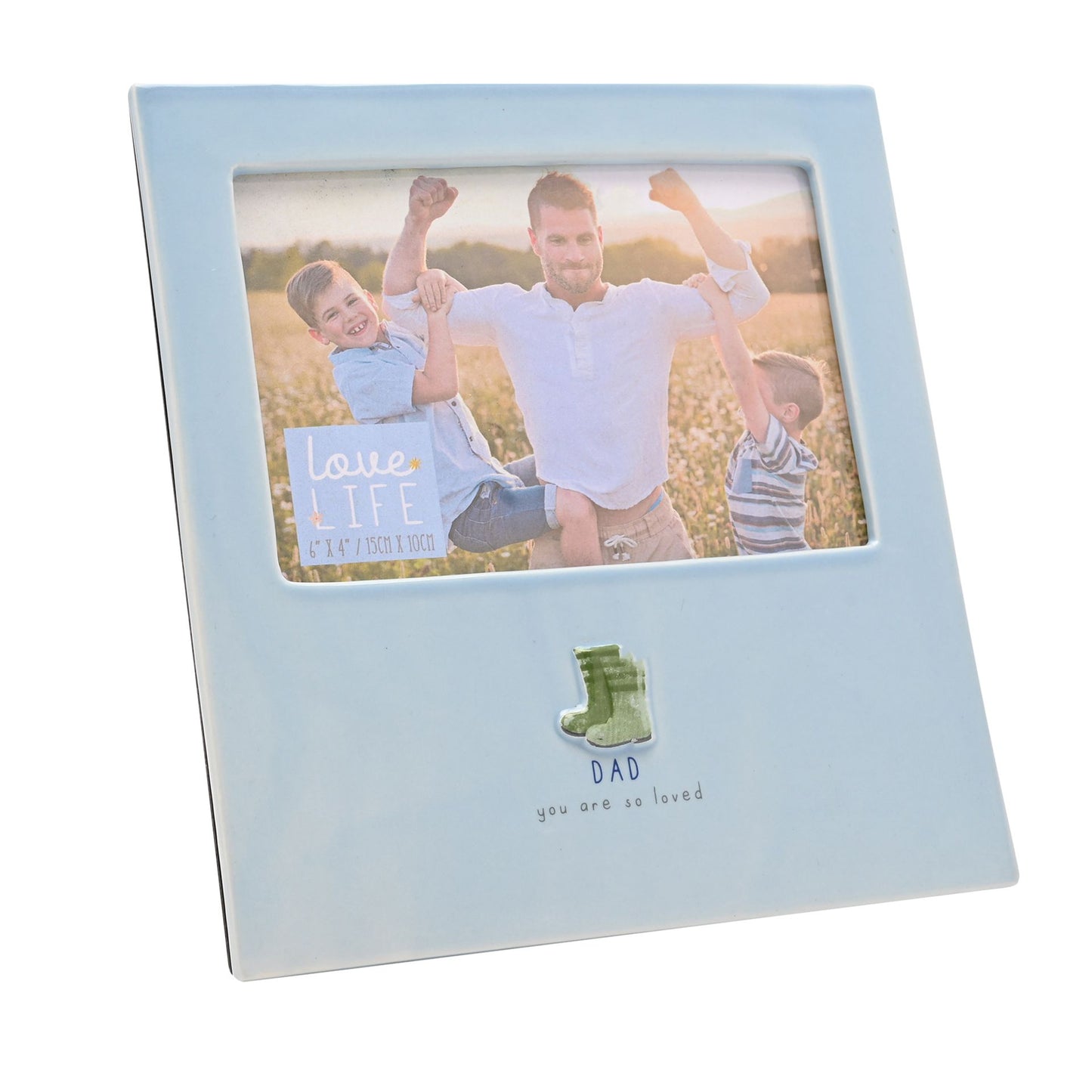 Love Life Photo Frame 4" x 6" - Dad