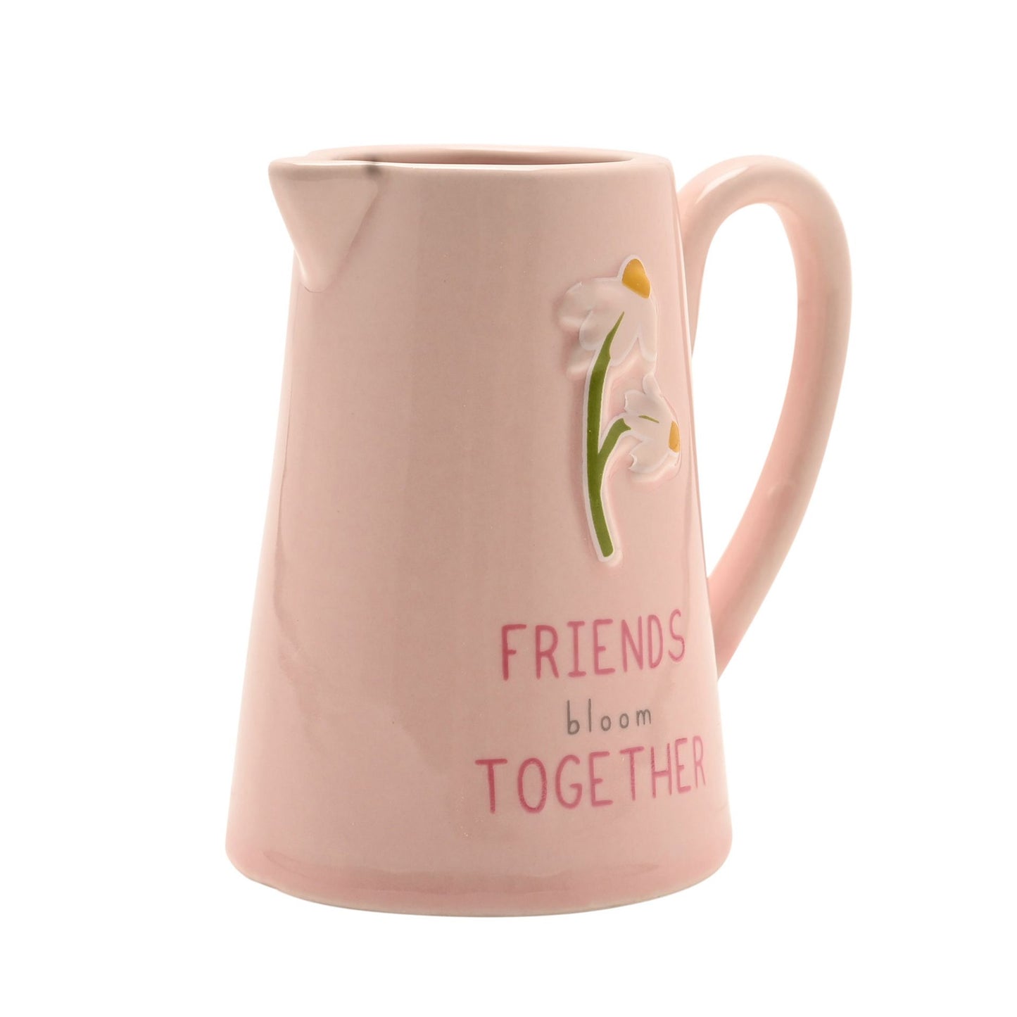 Love Life Embossed Jug  - Friends