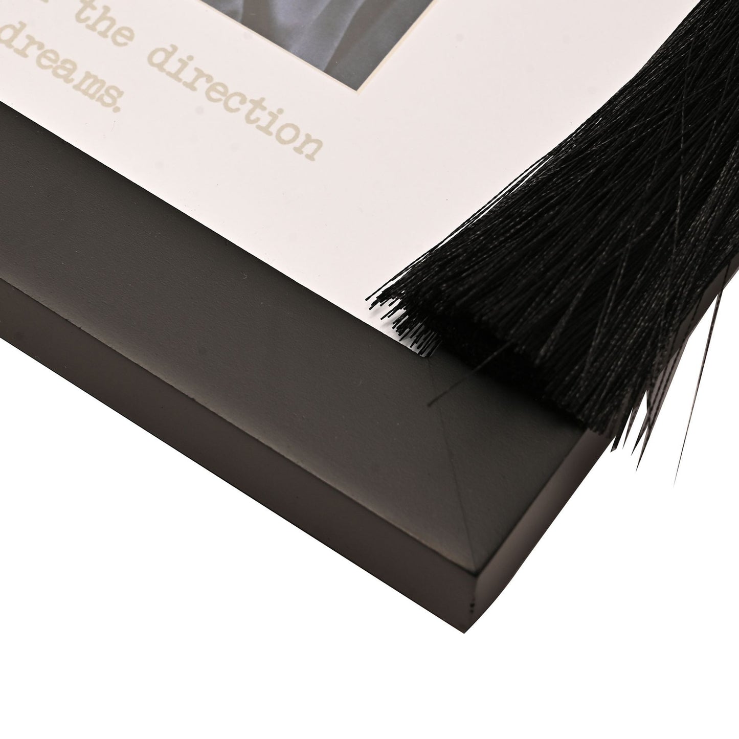 Moments Photo Frame with Tassels Black 4" x 6" - Graduation