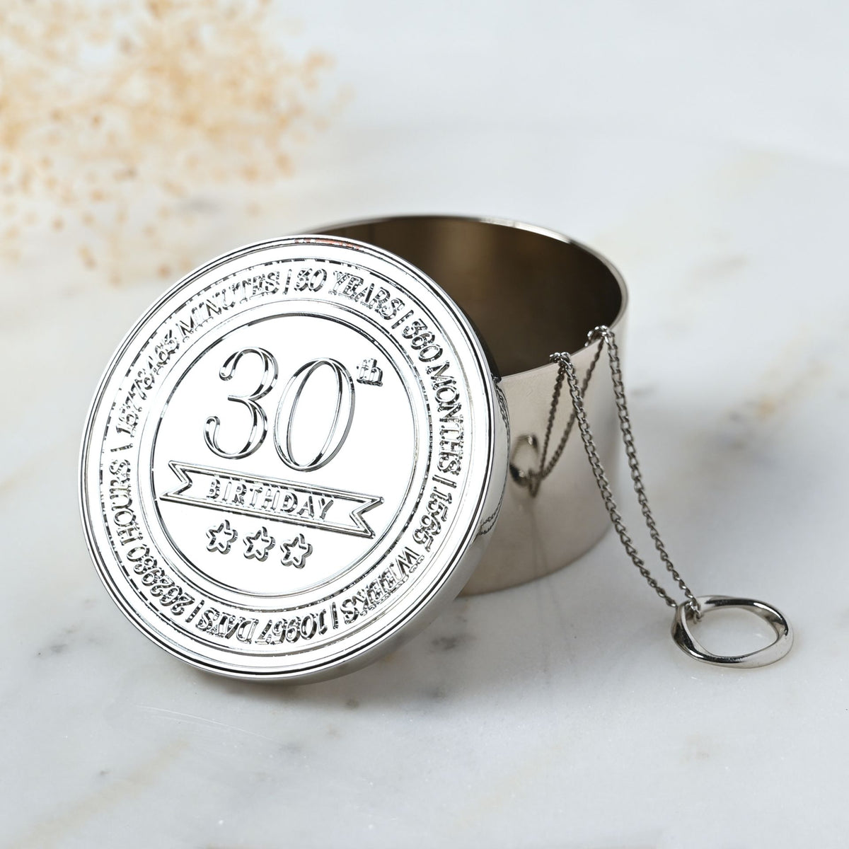 Milestones Round Trinket Box - 30