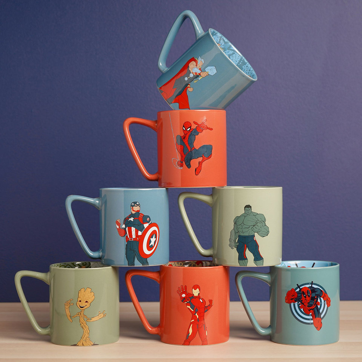 Marvel The Avengers Mug with Inside Decal - Spiderman