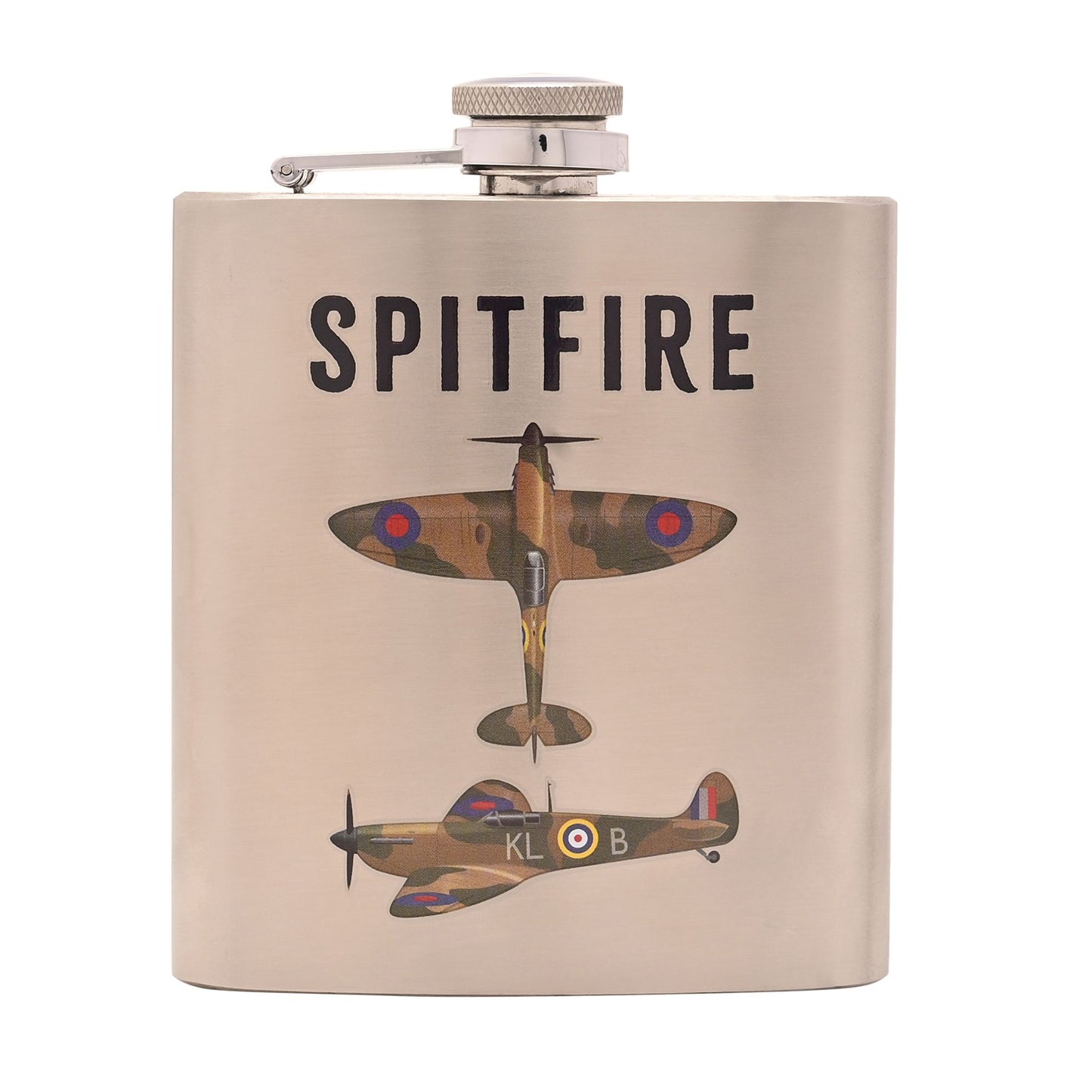RAF 6oz Hip Flask - Spitire