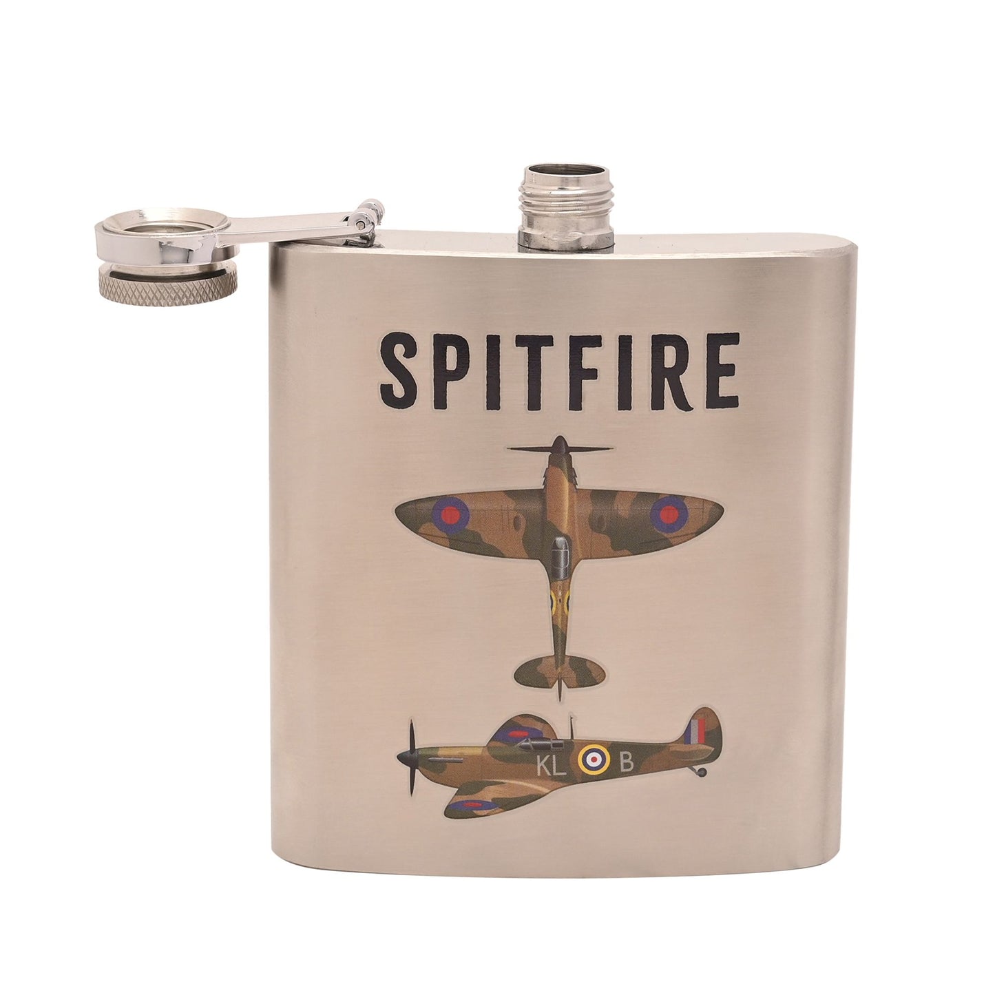 RAF 6oz Hip Flask - Spitire