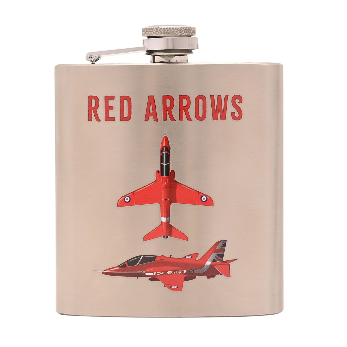 RAF 6oz Hip Flask - Red Arrows