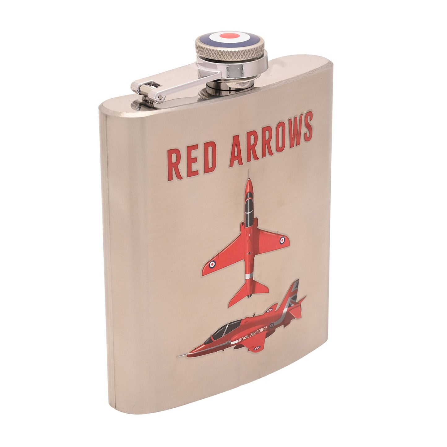 RAF 6oz Hip Flask - Red Arrows