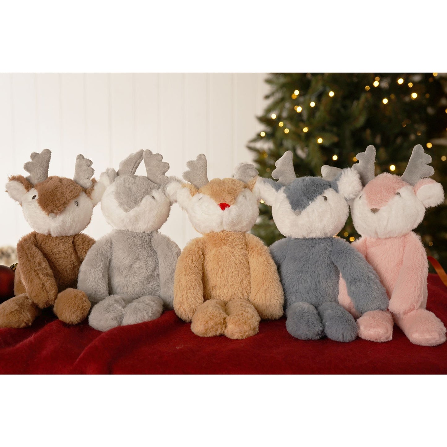Rudolph The Plush Long Leg Light Brown Reindeer 30cm