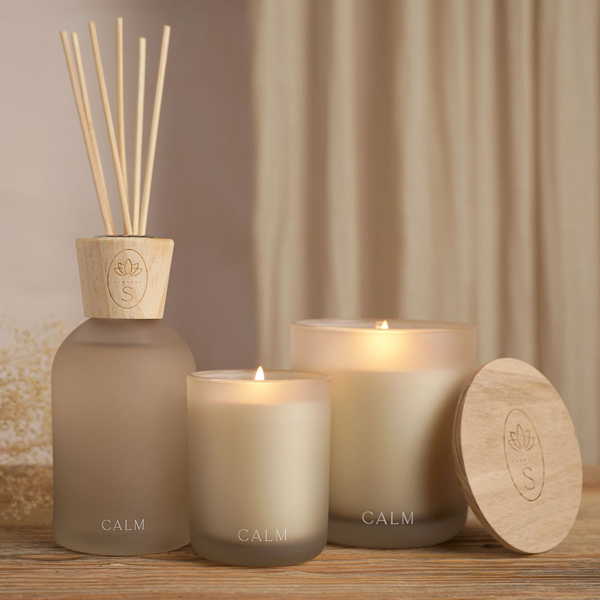 Serenity Calm Candle 120g Bergamot, Lavender & Sandlewood
