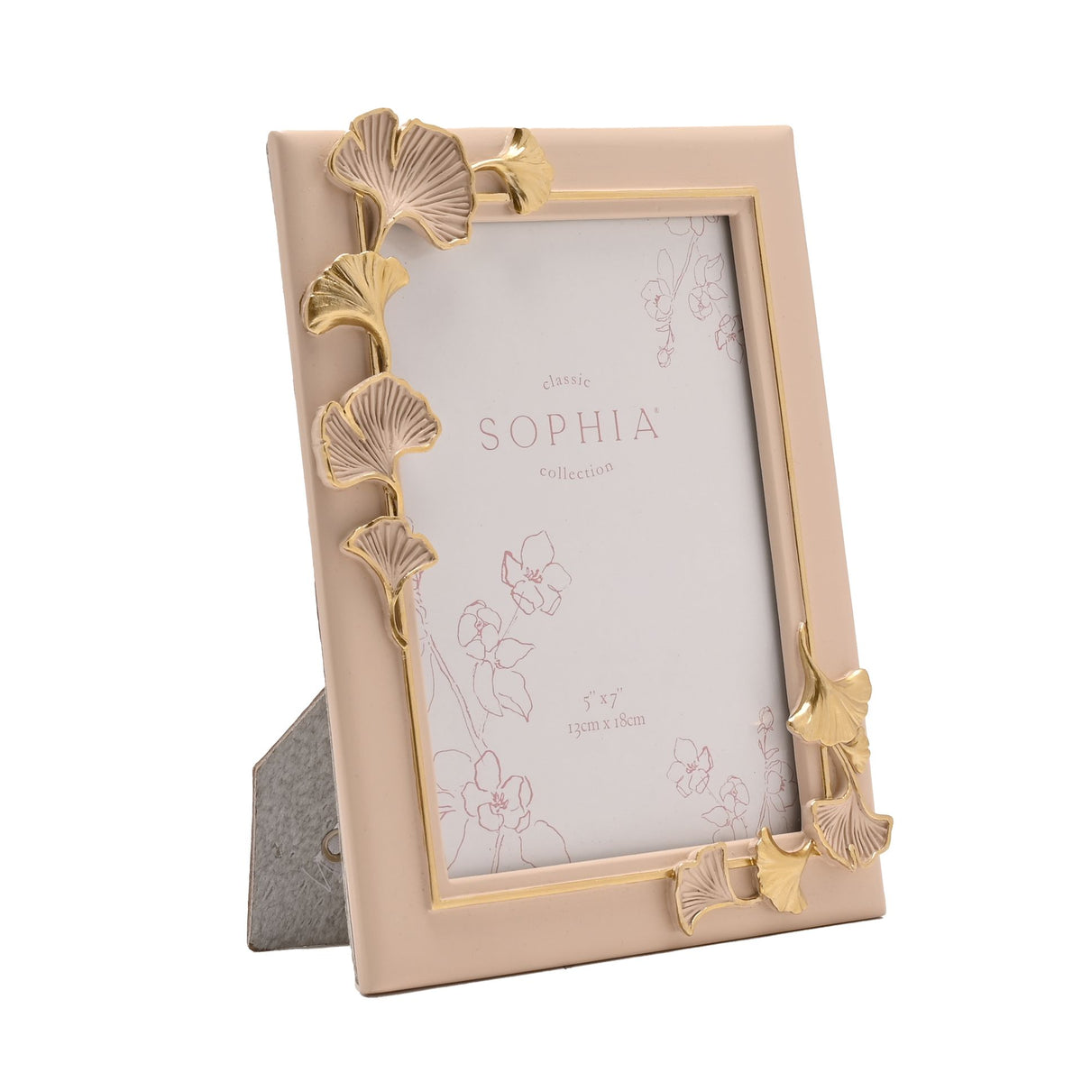 Sophia Classic Ginkgo Blush Photo Frame 5" x 7"