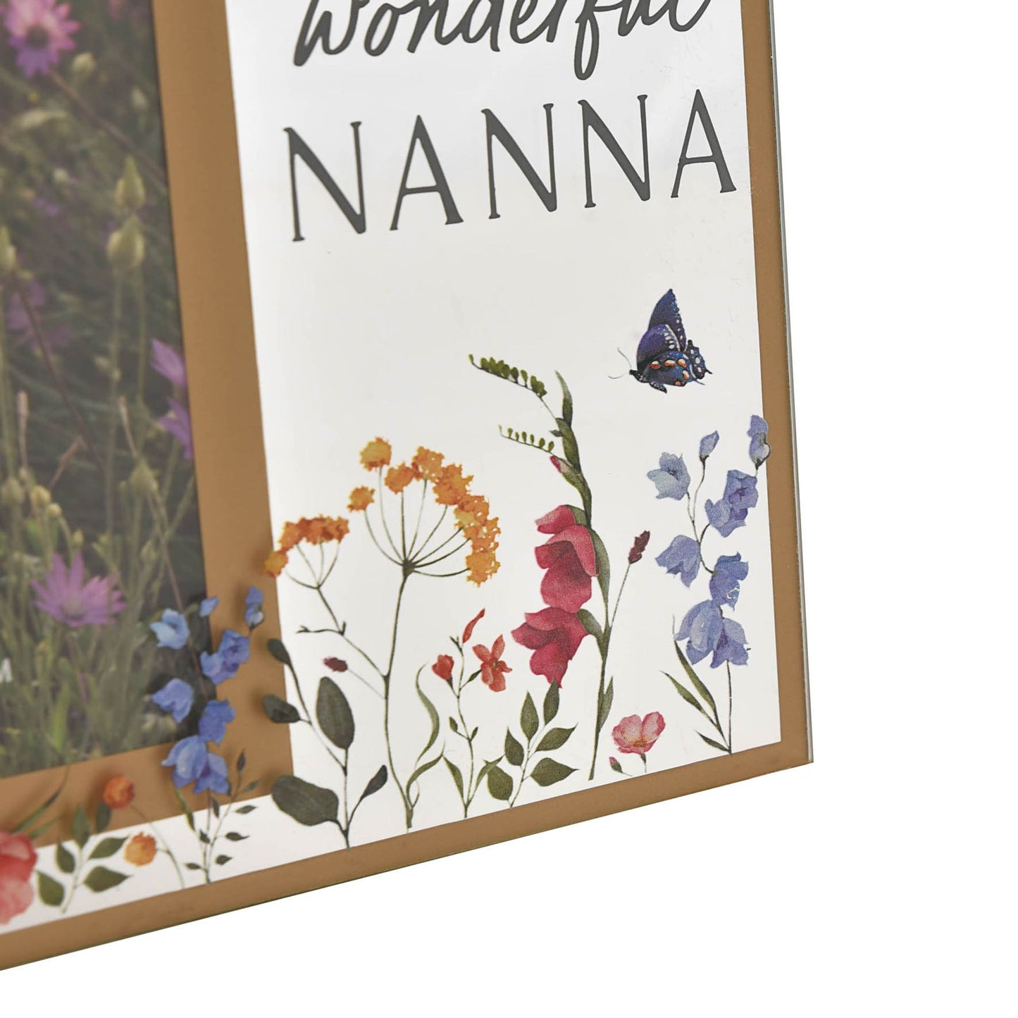 The Cottage Garden Glass Frame 4 x 6 "Nanna"