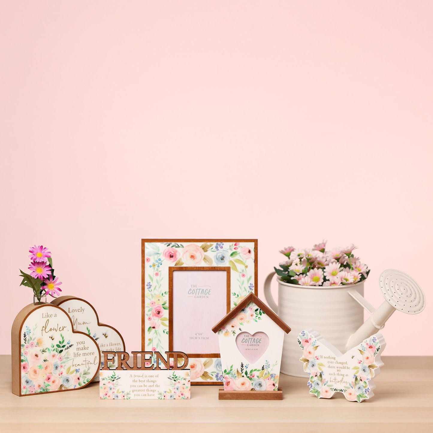 The Cottage Garden Layered Floral Photo Frame - 4" x 6"
