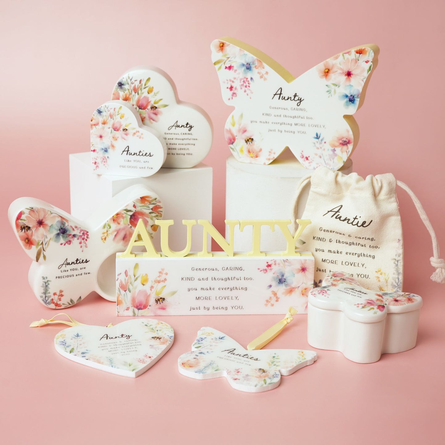 The Cottage Garden Butterfly Tealight Holder - Aunties