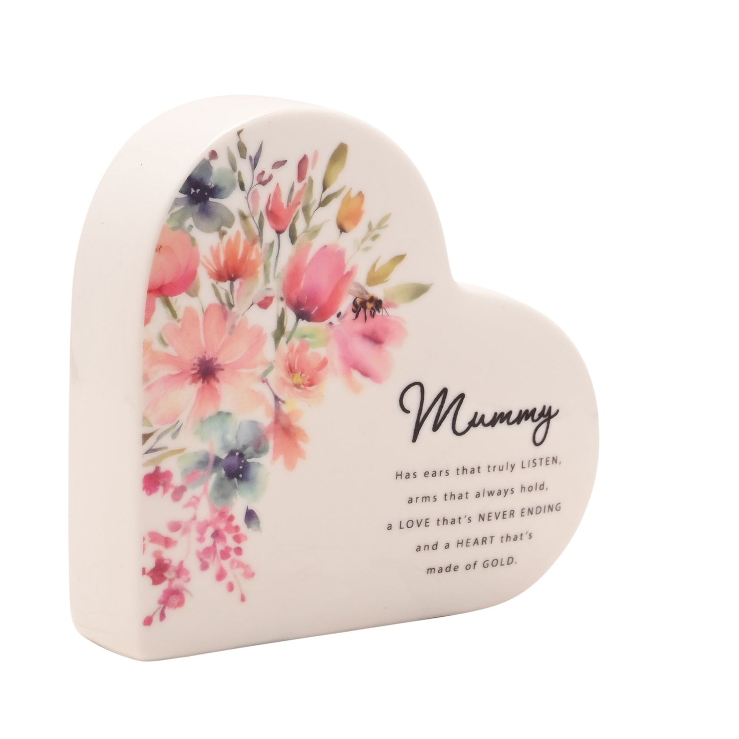 The Cottage Garden Ceramic Heart - Mummy